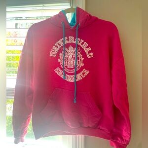 Pink Hoodie Size M unisex Universidad de Salamanca